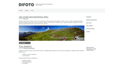 Desktop Screenshot of difoto.cz