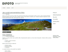 Tablet Screenshot of difoto.cz